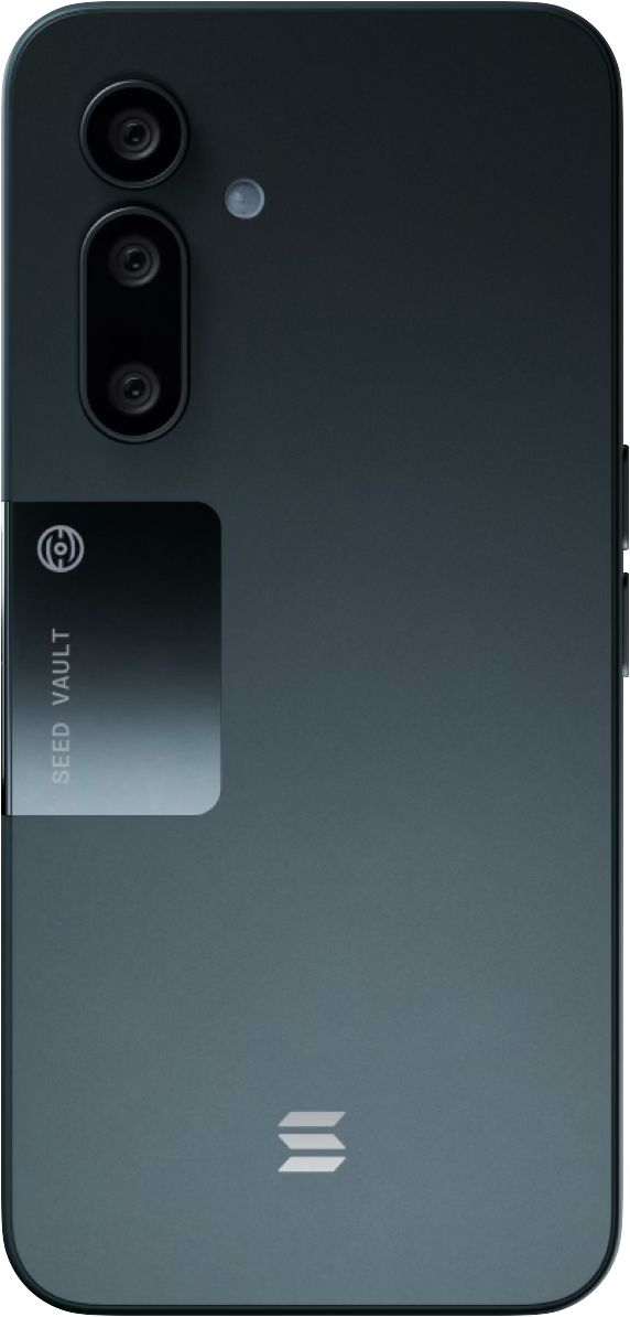 Solana Seeker phone, clean